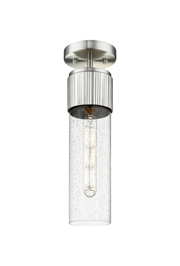 Downtown Urban One Light Semi-Flush Mount in Satin Nickel (405|4281FSNG42812SDY)