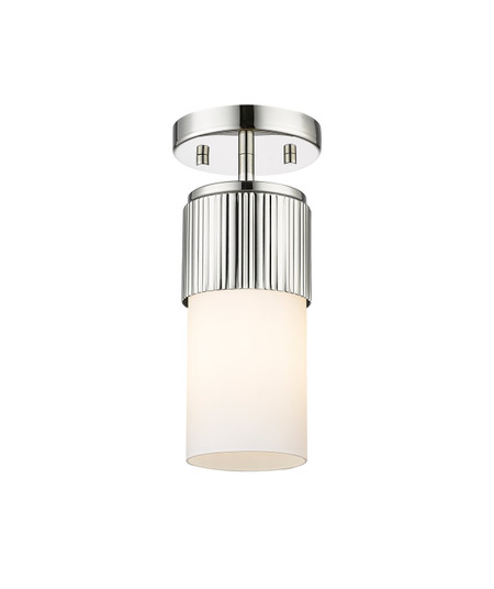 Downtown Urban LED Flush Mount in Polished Nickel (405|4281FPNG4287WH)