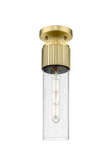 Downtown Urban One Light Semi-Flush Mount in Brushed Brass (405|4281FBBG42812SDY)