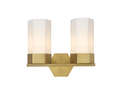 Downtown Urban LED Bath Vanity in Brushed Brass (405|4272WBBG4279WH)
