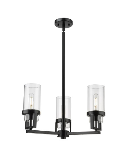 Downtown Urban LED Pendant in Matte Black (405|4263CRBKG4268CL)