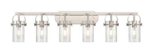 Downtown Urban Six Light Bath Vanity in Satin Nickel (405|4236WSNG4237SDY)
