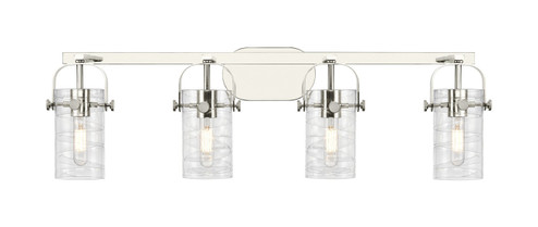 Downtown Urban Four Light Bath Vanity in Polished Nickel (405|4234WPNG4237DE)