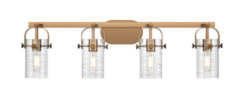 Downtown Urban Four Light Bath Vanity in Brushed Brass (405|4234WBBG4237DE)