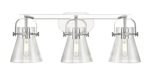 Downtown Urban Three Light Bath Vanity in Polished Chrome (405|4233WPCG4116SDY)