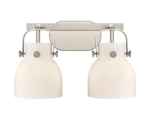 Downtown Urban Two Light Bath Vanity in Satin Nickel (405|4232WSNG4126WH)