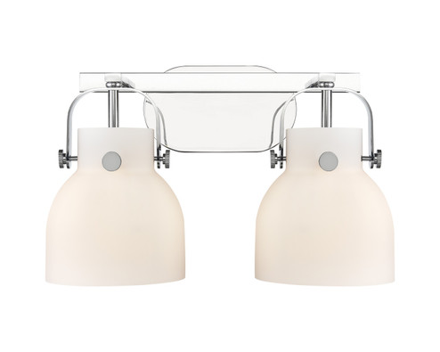Downtown Urban Two Light Bath Vanity in Polished Chrome (405|4232WPCG4126WH)