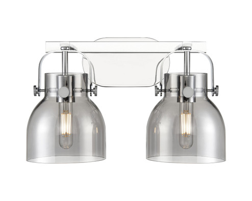 Downtown Urban Two Light Bath Vanity in Polished Chrome (405|4232WPCG4126SM)