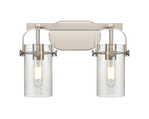 Downtown Urban Two Light Bath Vanity in Brushed Brass (405|4232WBBG4237CL)