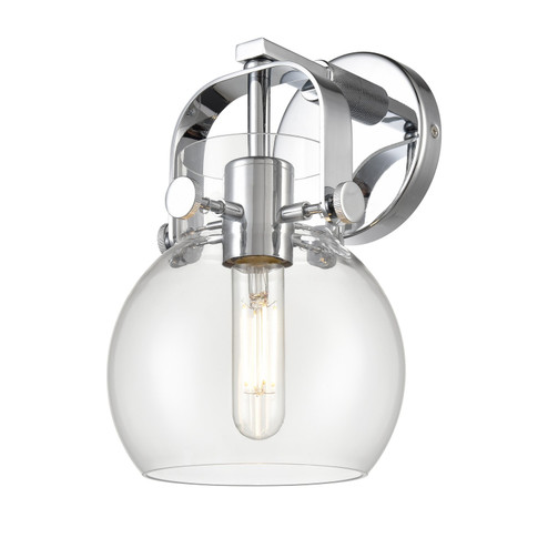 Downtown Urban One Light Wall Sconce in Polished Chrome (405|4231WPCG4106CL)