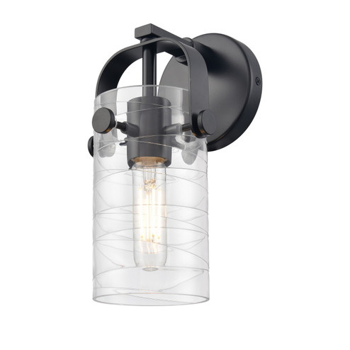 Downtown Urban One Light Wall Sconce in Matte Black (405|4231WBKG4237DE)
