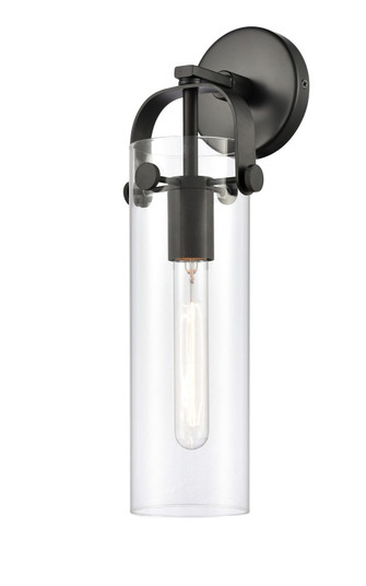 Downtown Urban One Light Wall Sconce in Matte Black (405|4131WBKG4131W4CL)