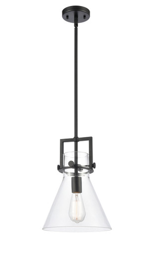 Downtown Urban One Light Mini Pendant in Matte Black (405|4111SBK10CL)