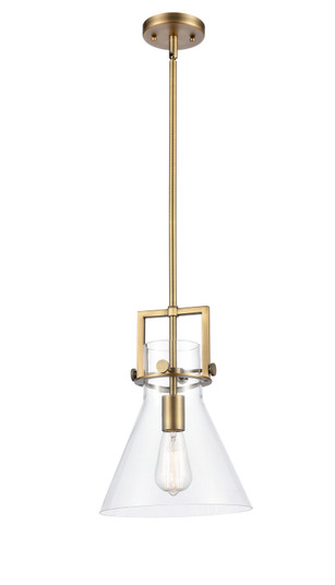 Downtown Urban One Light Mini Pendant in Brushed Brass (405|4111SBB10CL)