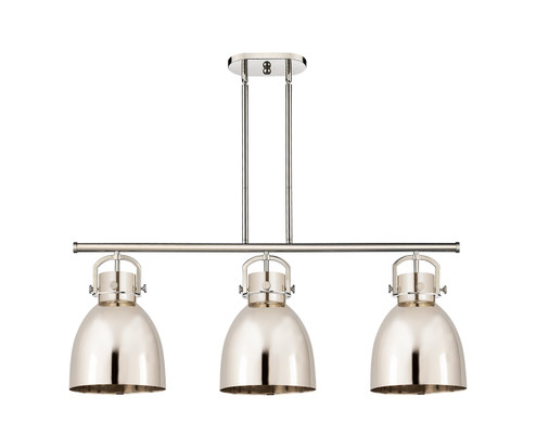 Downtown Urban Three Light Island Pendant in Polished Nickel (405|4103IPNM41210PN)