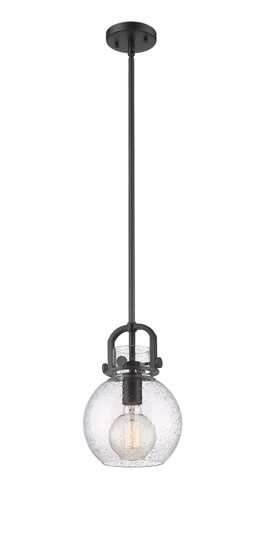 Downtown Urban One Light Pendant in Matte Black (405|4101SSBKG4108SDY)