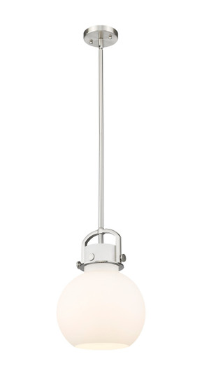 Downtown Urban One Light Mini Pendant in Brushed Brass (405|4101SMBBG41010WH)
