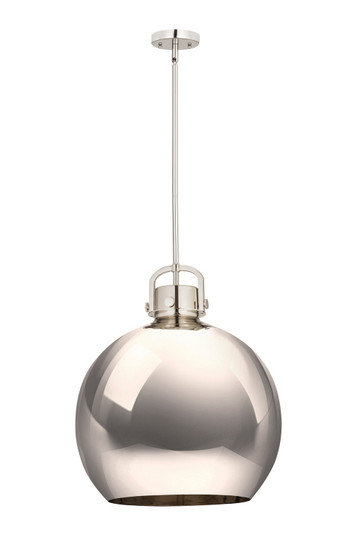 Downtown Urban One Light Pendant in Polished Nickel (405|4101SLPNM41018PN)
