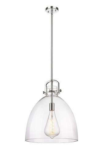 Downtown Urban One Light Pendant in Polished Nickel (405|4101SLPNG41216CL)