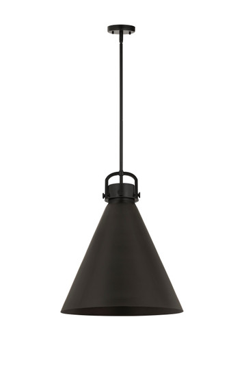 Downtown Urban One Light Pendant in Matte Black (405|4101SLBKM41118BK)