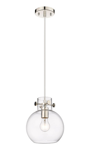 Downtown Urban One Light Mini Pendant in Polished Nickel (405|4101PSPNG4108CL)