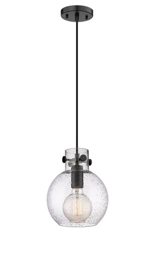 Downtown Urban One Light Mini Pendant in Matte Black (405|4101PSBKG4108SDY)