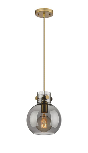 Downtown Urban One Light Mini Pendant in Brushed Brass (405|4101PSBBG4108SM)