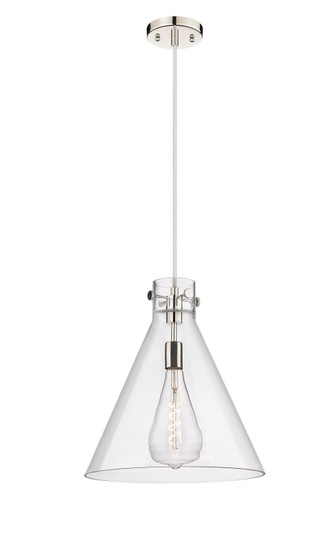 Downtown Urban One Light Pendant in Polished Nickel (405|4101PLPNG41116CL)