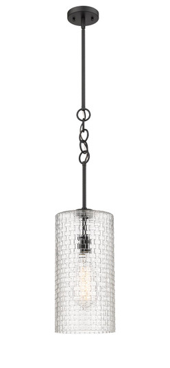 Downtown Urban LED Mini Pendant in Matte Black (405|3801SBKG3808CLBB95LED)