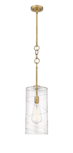 Downtown Urban One Light Mini Pendant in Brushed Brass (405|3801SBBG3818CL)