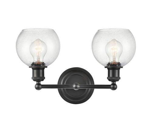 Concord Two Light Bath Vanity in Matte Black (405|3412WBKG1246)