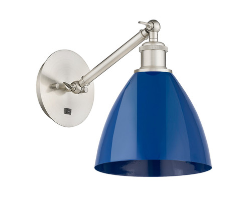 Ballston One Light Wall Sconce in Brushed Satin Nickel (405|3171WSNMBD75BL)