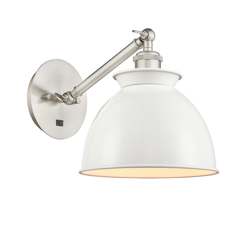 Ballston One Light Wall Sconce in Brushed Satin Nickel (405|3171WSNM14W)