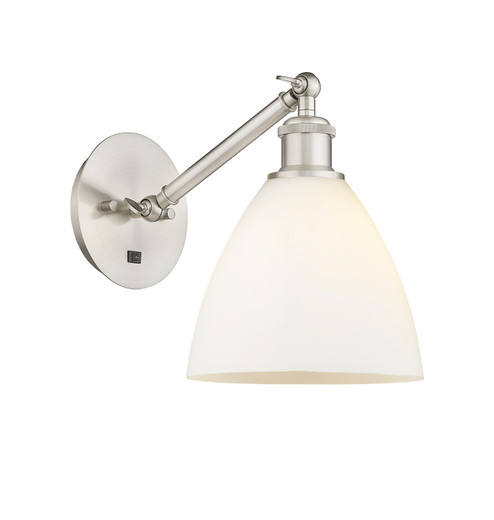 Ballston One Light Wall Sconce in Brushed Satin Nickel (405|3171WSNGBD751)