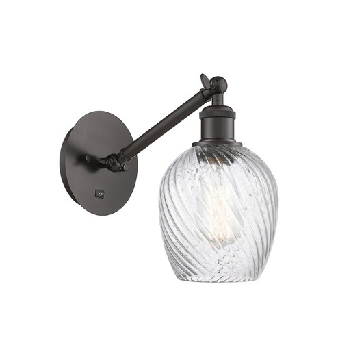 Ballston One Light Wall Sconce in Oil Rubbed Bronze (405|3171WOBG292)