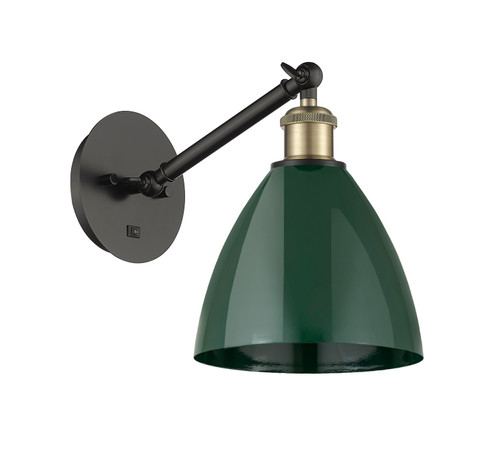 Ballston One Light Wall Sconce in Black Antique Brass (405|3171WBABMBD75GR)