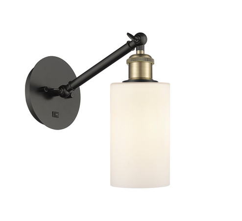 Ballston LED Wall Sconce in Black Antique Brass (405|3171WBABG801LED)