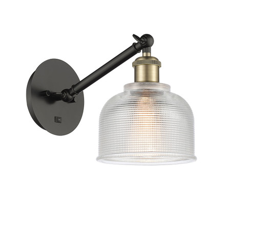 Ballston LED Wall Sconce in Black Antique Brass (405|3171WBABG412LED)