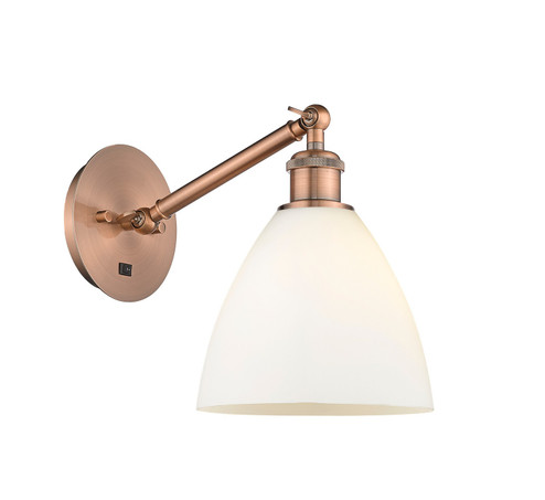 Ballston LED Wall Sconce in Antique Copper (405|3171WACGBD751LED)