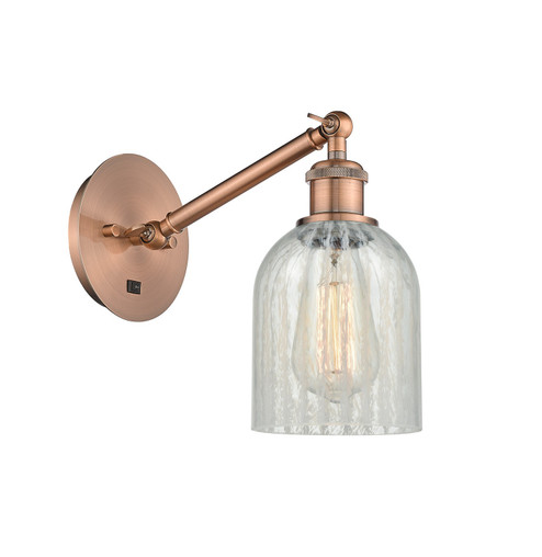 Ballston One Light Wall Sconce in Antique Copper (405|3171WACG2511)