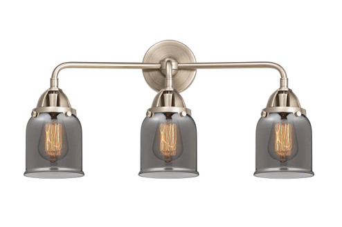 Nouveau 2 Three Light Bath Vanity in Brushed Satin Nickel (405|2883WSNG53)