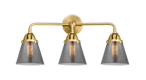 Nouveau 2 Three Light Bath Vanity in Satin Gold (405|2883WSGG63)