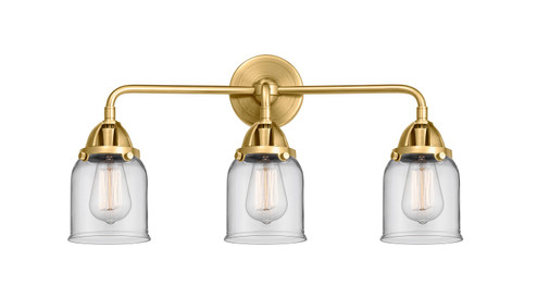 Nouveau 2 Three Light Bath Vanity in Satin Gold (405|2883WSGG52)