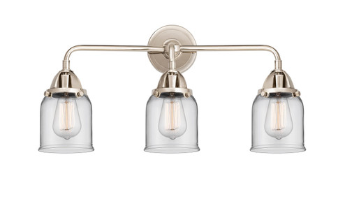 Nouveau 2 Three Light Bath Vanity in Polished Nickel (405|2883WPNG52) Nouveau 2 Three Light Bath Vanity in Polished Nickel (405|2883WPNG52)