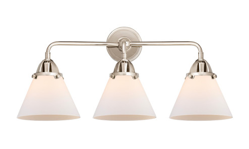 Nouveau 2 Three Light Bath Vanity in Polished Nickel (405|2883WPNG41)