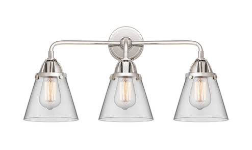 Nouveau 2 Three Light Bath Vanity in Polished Chrome (405|2883WPCG62)