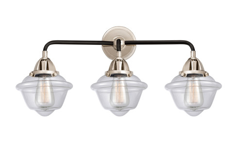 Nouveau 2 Three Light Bath Vanity in Black Polished Nickel (405|2883WBPNG532) Nouveau 2 Three Light Bath Vanity in Black Polished Nickel (405|2883WBPNG532)