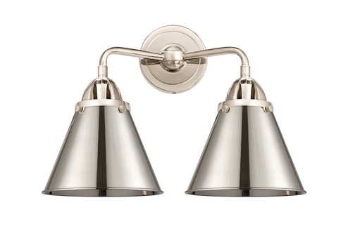Nouveau 2 Two Light Bath Vanity in Polished Nickel (405|2882WPNM13PN)