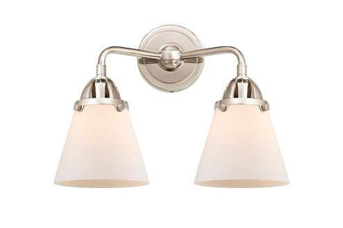 Nouveau 2 LED Bath Vanity in Polished Nickel (405|2882WPNG61LED)