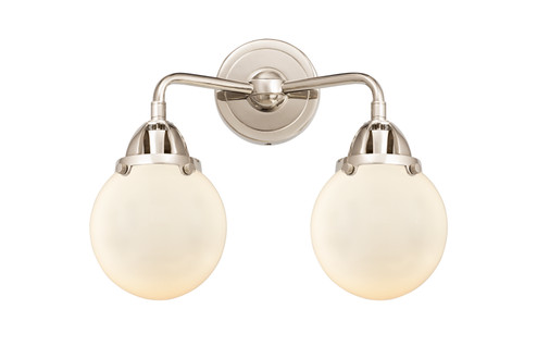 Nouveau 2 Two Light Bath Vanity in Polished Nickel (405|2882WPNG2016)